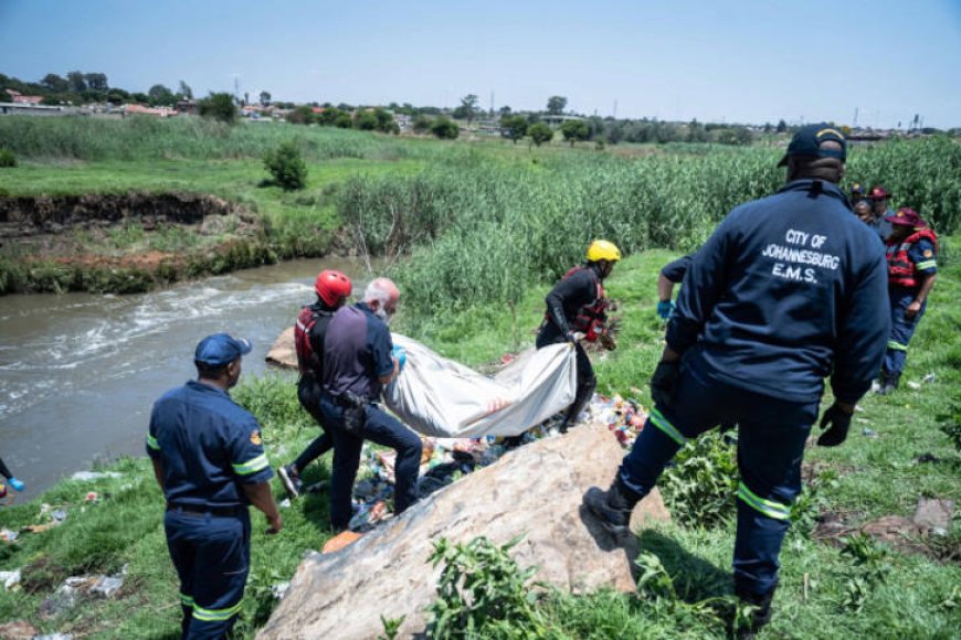 Tragic Drowning: Recovery of 18-Year-Old's Body in Klipvalley River, Soweto